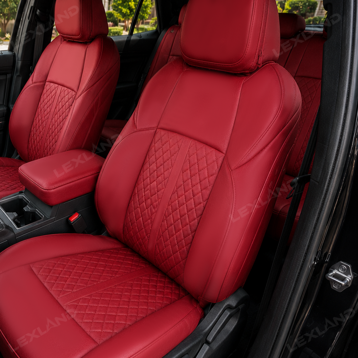 Tacoma/4Runner Seat Covers Diamond Pattern Seat Protectors Interior Protection for Toyota