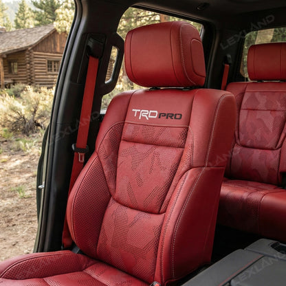 Tundra Seat Covers Camo Seat Protector with TRD PRO Logo for Toyota