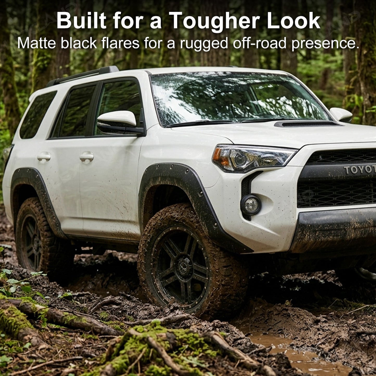 4Runner Fender Flares Pocket Style Wheel Arch Replacement Kit For Toyota