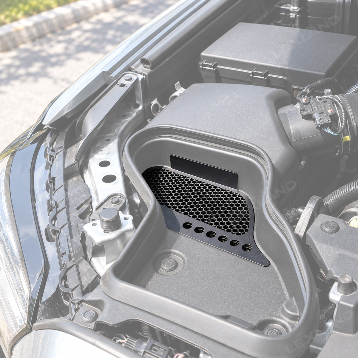 Tacoma Front Engine Bay Intake Vent Screen Carbon Steel Air Intake Bug Screen Mesh Guard for Toyota