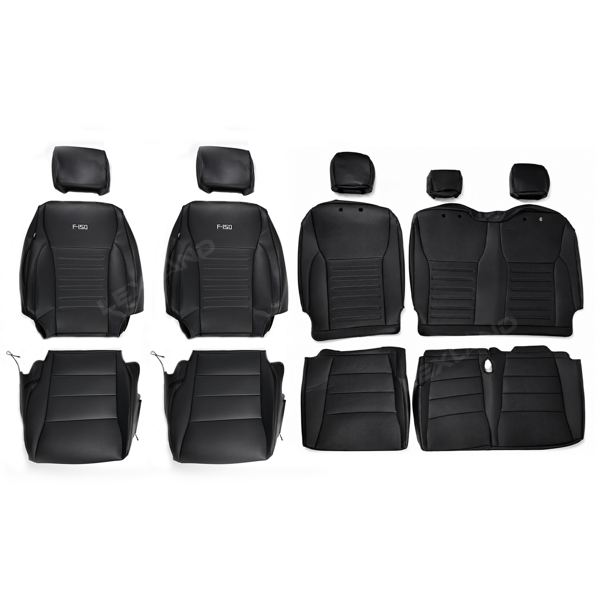 F150 Seat Covers NAPPA Leather Interior Seat Protector with F-150 Style for Ford