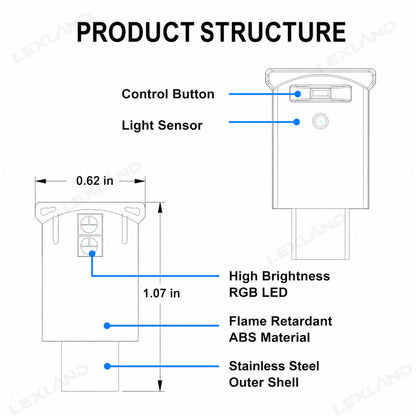 Tacoma USB-C RGB Ambient Lighting Rear Screen Backseat LED Lighting Upgrade Kit for Toyota