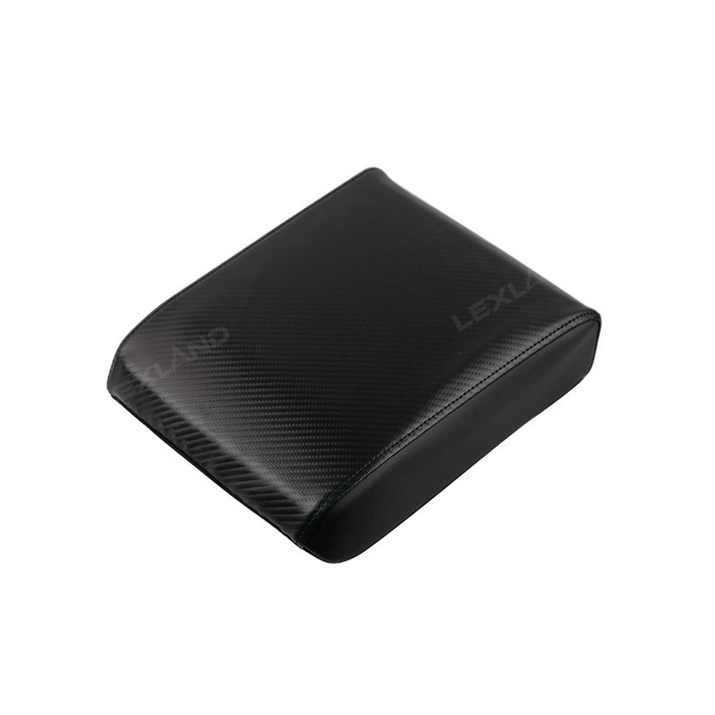 Tacoma /4Runner Center Console Cover Carbon Fiber Style Leather Armrest Box Cover Trim for Toyota