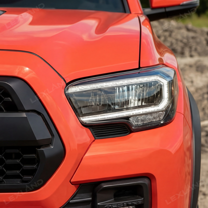 Tacoma Front Headlight Clear Lens High-Transparency PC Headlamp Covers for Toyota