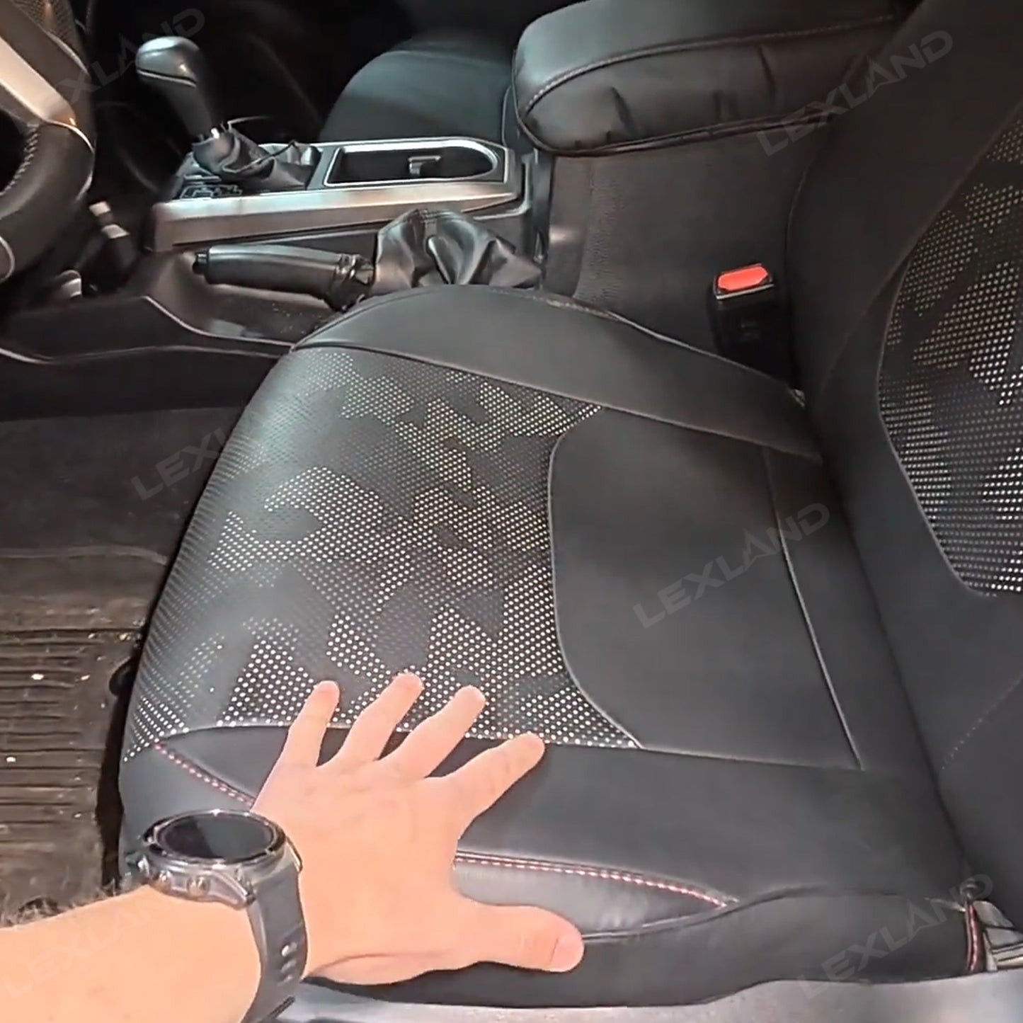 Tacoma 3rd Gen Camo Seat Covers NAPPA Leather Seat Protector for Toyota