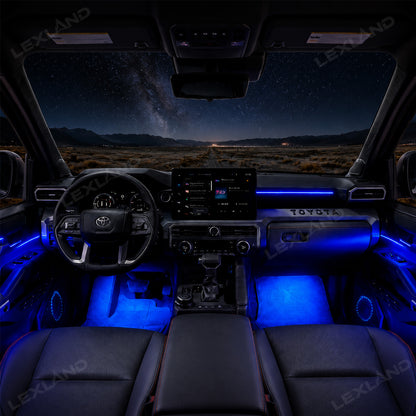 Tacoma RGB Ambient Lighting Kit Dynamic Interior LED Light Strips App Control & Music Sync
