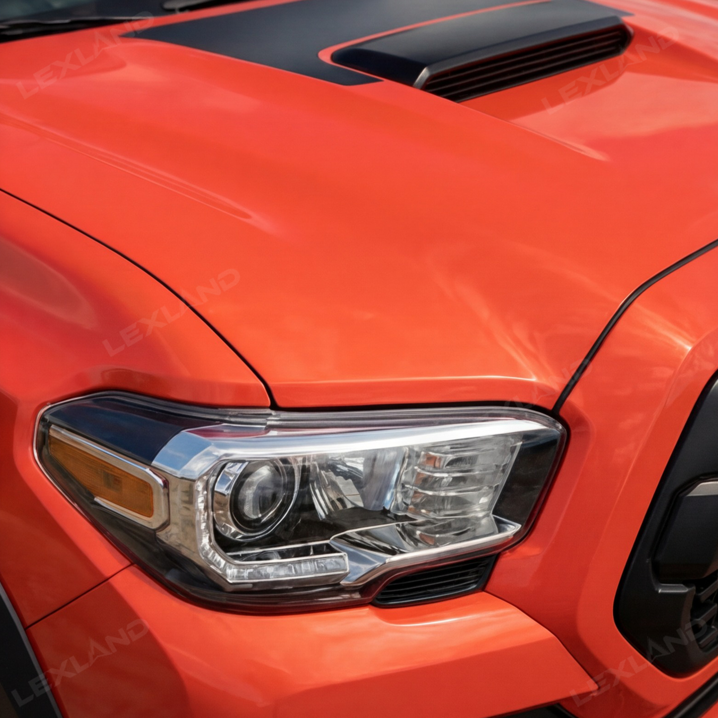 Tacoma Front Headlight Clear Lens High-Transparency PC Headlamp Covers for Toyota