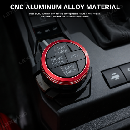Tacoma/ 4Runner AC Knob Cover Aluminum Center Console Trim Kit for Toyota