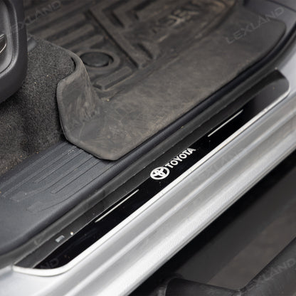 4Runner/Tacoma Illuminated Door Sill Plates RGB LED Door Sill Protectors Trim Covers for Toyota