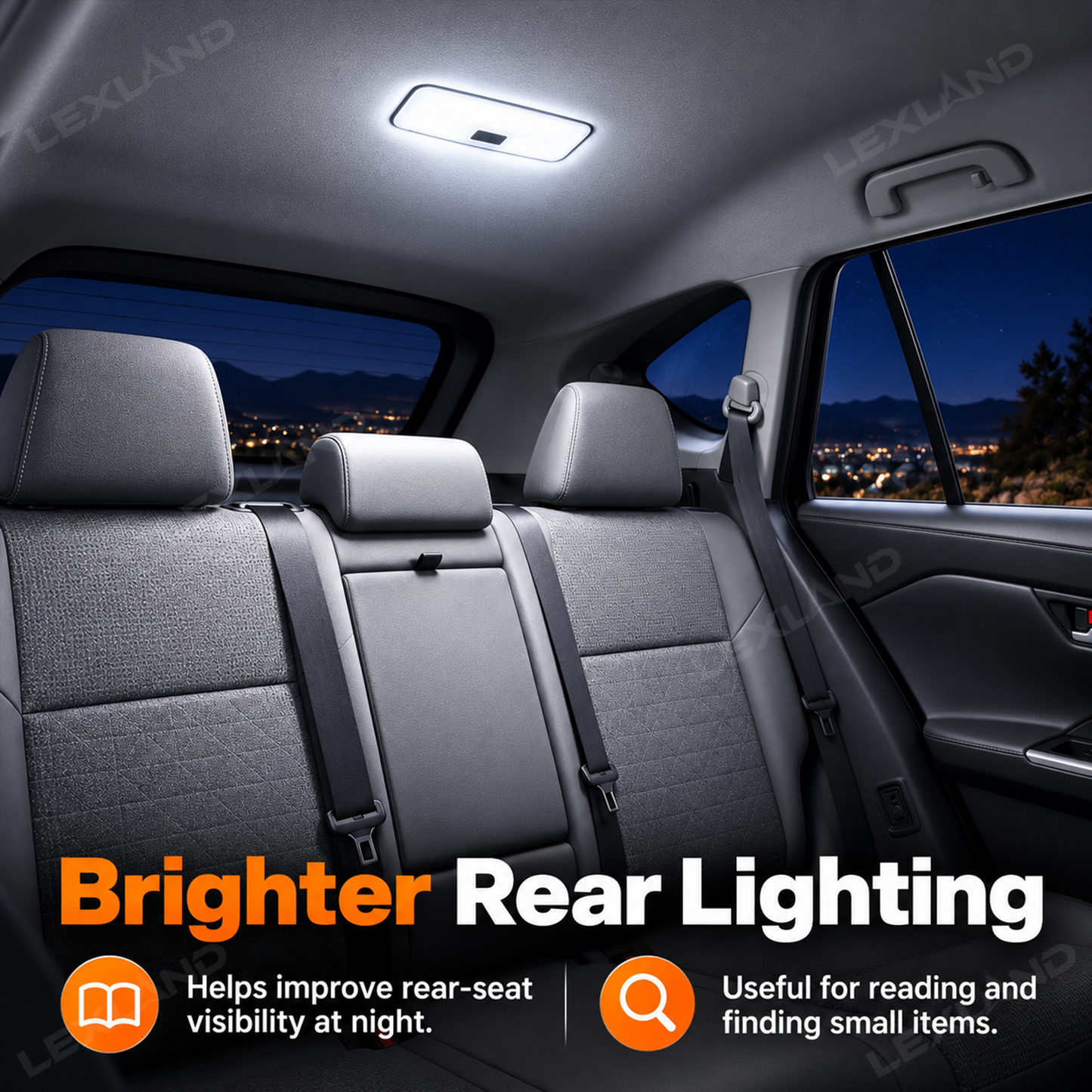 RAV4 LED Rear Dome Light Multi-color Overhead Interior Light of Toyota