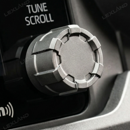 Tacoma 3rd Gen Radio Knobs ABS Volume Knob Replacement Kit 2PCS for Toyota