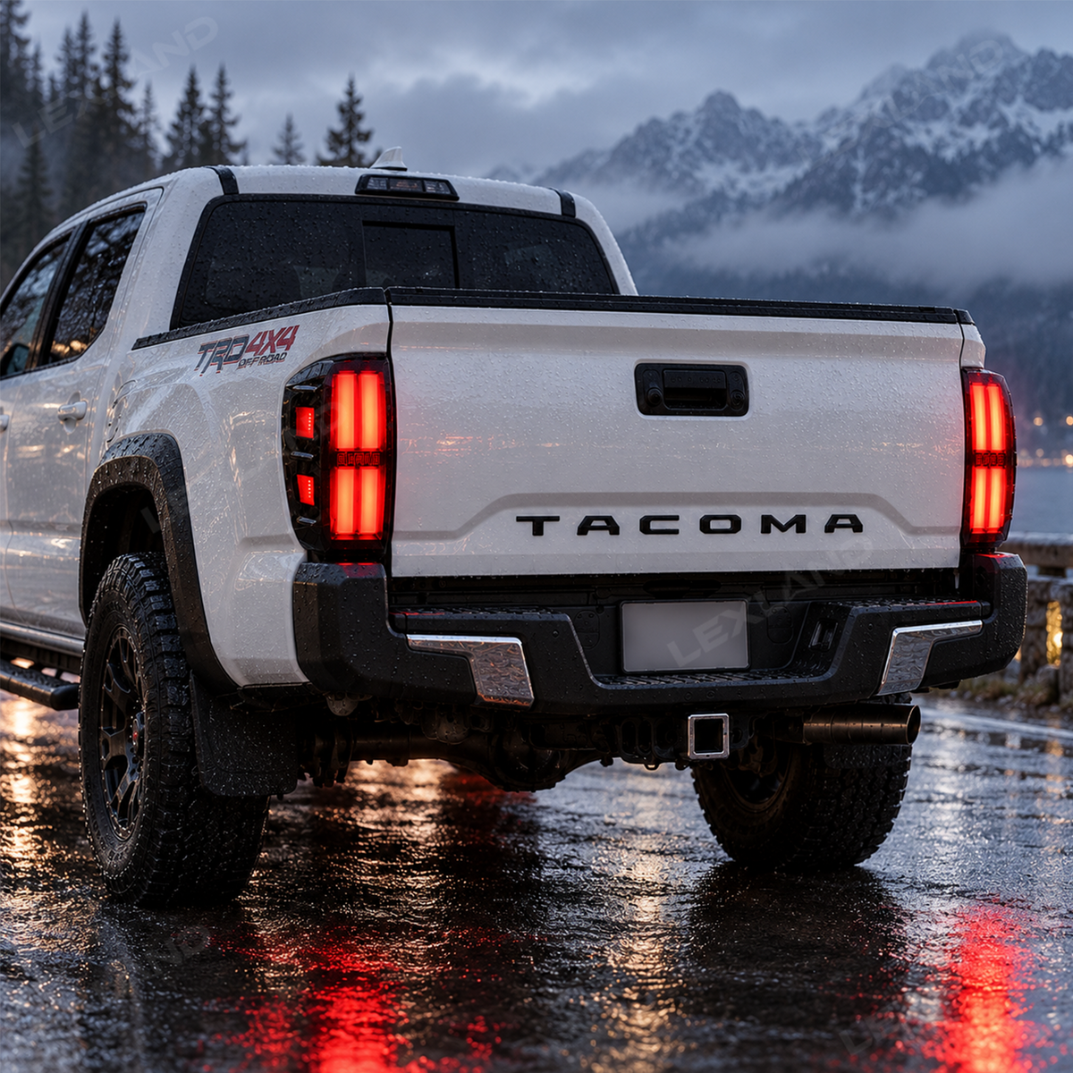 Tacoma 3rd Gen Tail Lights LED Form Lighting Rear Lamps Assembly for Toyota