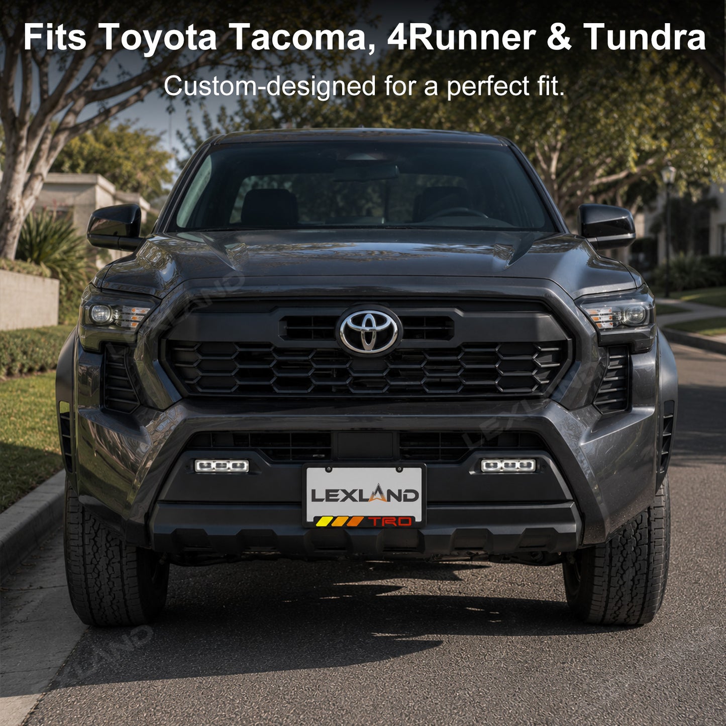 Tacoma/ 4Runner/ Tundra Front Rear License Plate Frame TRD Style License Plate Cover Holder