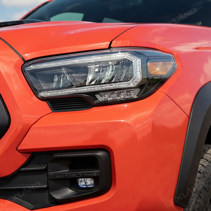 Tacoma Front Headlight Clear Lens High-Transparency PC Headlamp Covers for Toyota
