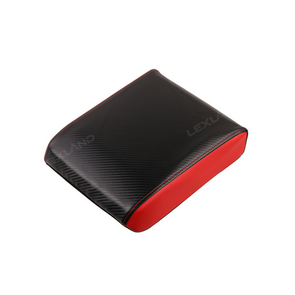 Tacoma /4Runner Center Console Cover Carbon Fiber Style Leather Armrest Box Cover Trim for Toyota