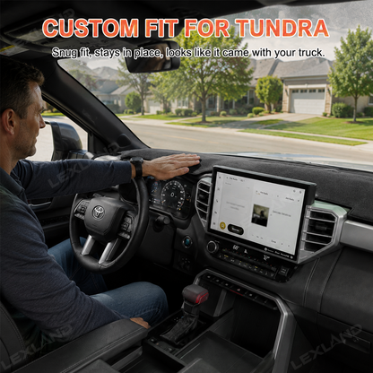 Tundra Dash Cover Anti-Glare Dashboard Mat Interior Sunshield Protector Mat for Toyota