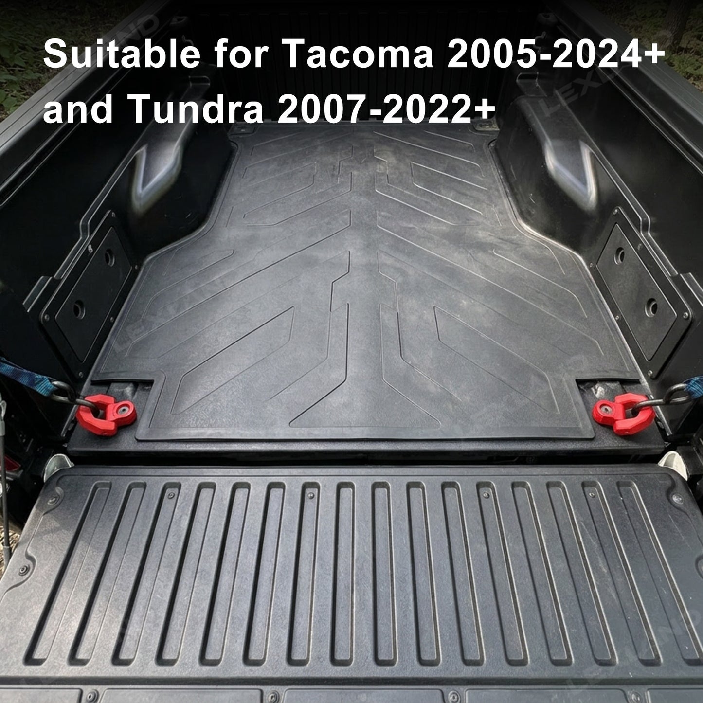 Tacoma/Tundra D-Rings Aluminum Alloy Truck Bed Tie-Down Anchors 2PCS for Toyota