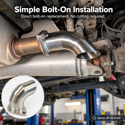 Tundra Trail Pipe High-Clearance Stainless Steel Exhaust for Toyota