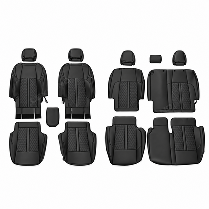 Tacoma/4Runner Seat Covers Diamond Pattern Seat Protectors TRD-Style Interior Protection for Toyota