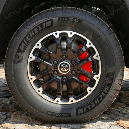 Tundra Brake Caliper Covers Front and Rear Bolt-On Caliper Protectors for Toyota