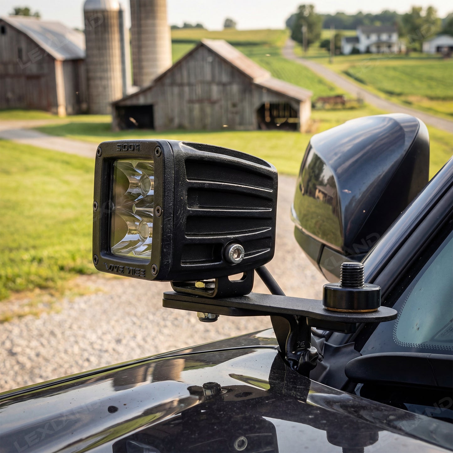 Tacoma/4Runner Ham Antenna Ditch Bracket Extension A-Pillar Antenna Mount Extension Bracket