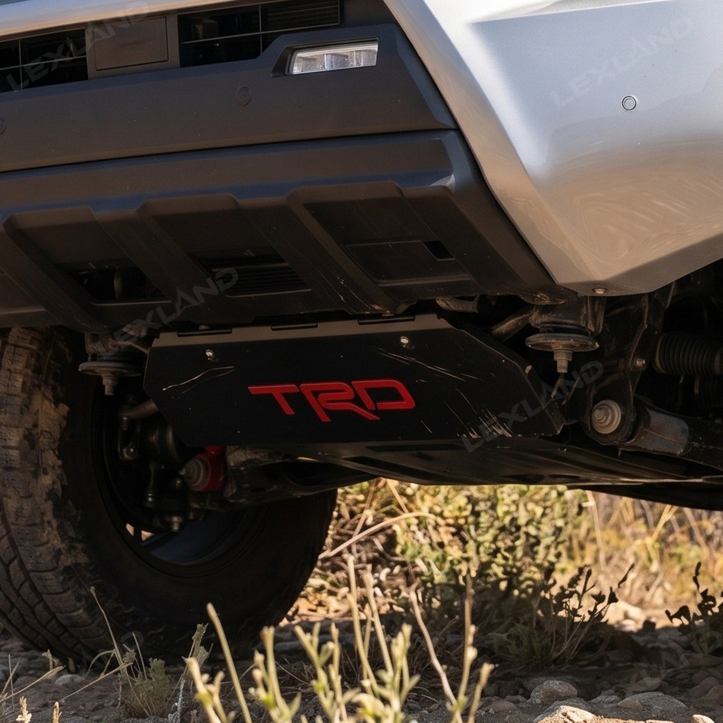 4Runner Skid Plate with TRD Letter Style Off-Road Underbody Protection Plate for Toyota