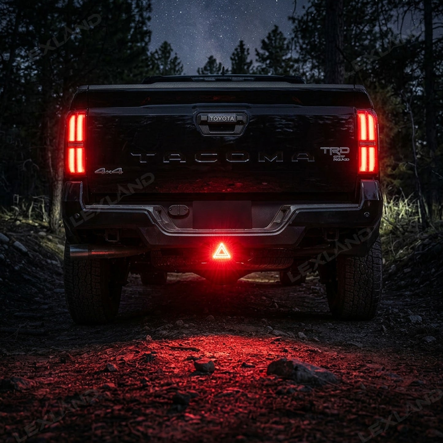 Tacoma Tow Hitch Receiver Brake Tail Light Hitch Mount LED Pod Reverse Kit for Toyota