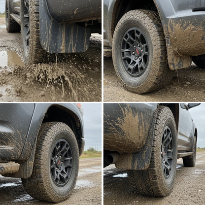 4Runner Mud Flaps Front and Rear Mudguards No Drilling Splash Guards for Toyota
