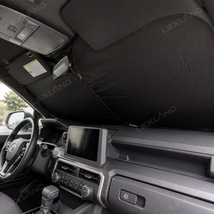 Tacoma Windshield Sun Shade Cooling Ice Crystal Sunshade Front Window Shade 2.0 for Toyota