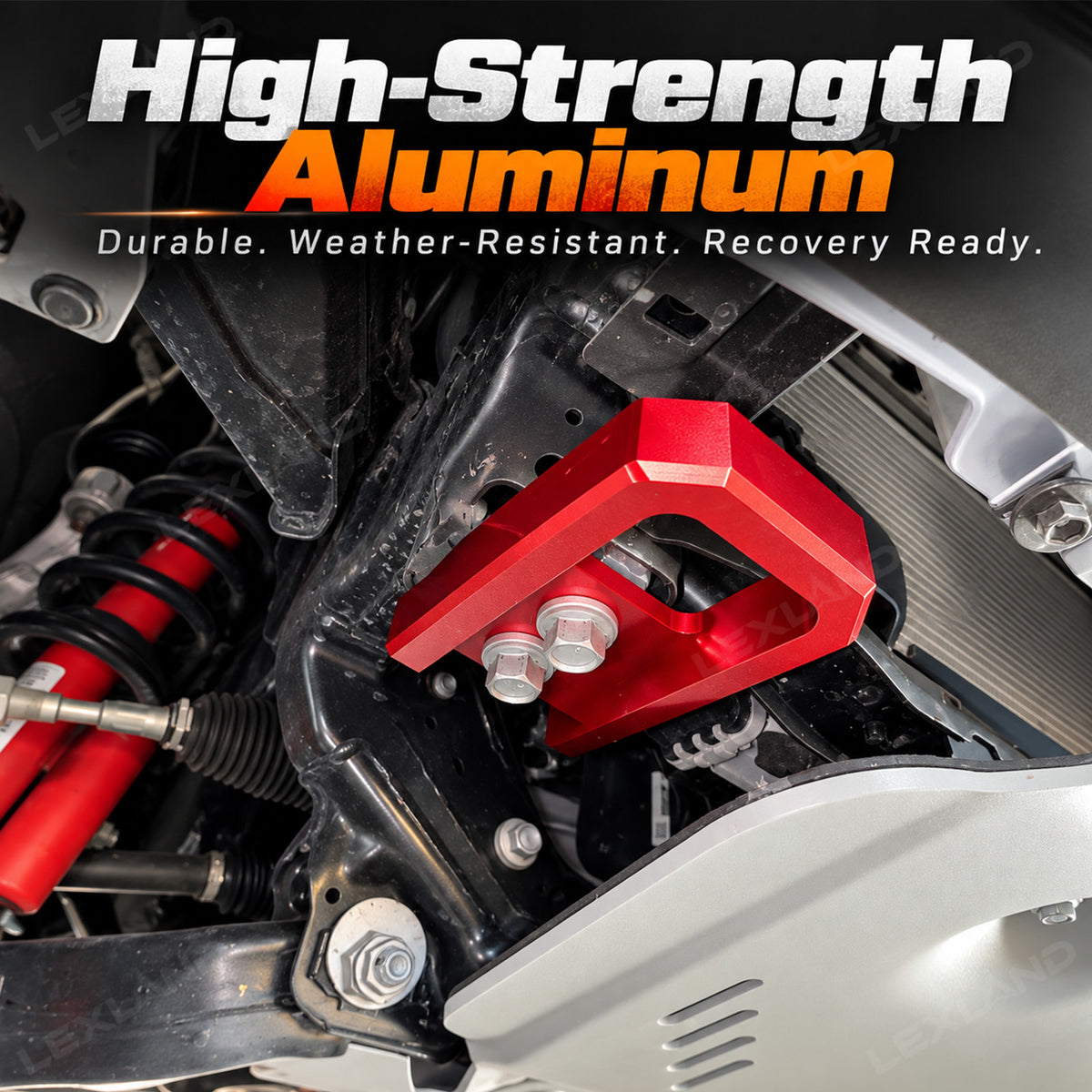 Tacoma/4Runner Aluminum Front Tow Hooks for Toyota
