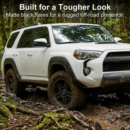 4Runner Fender Flares Replacement Kit ABS Wheel Flares Wheel Arch for Toyota
