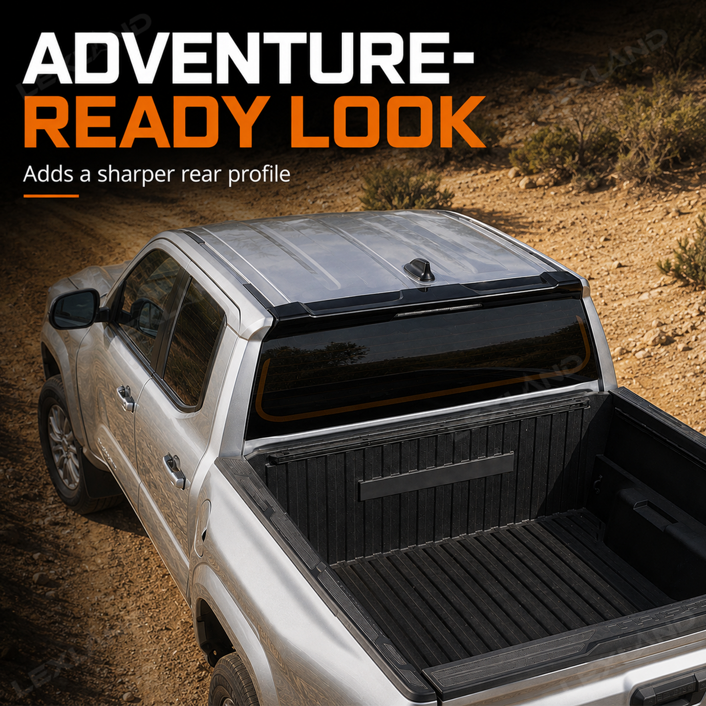 Tacoma Rear Roof Truck Spoiler Wing Rear Truck Splitter for Toyota