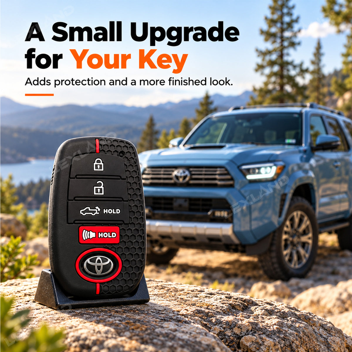 Tacoma/4Runner/Tundra Key Fob Cover Protective Silicone Key Fob Case 2.0 for Toyota