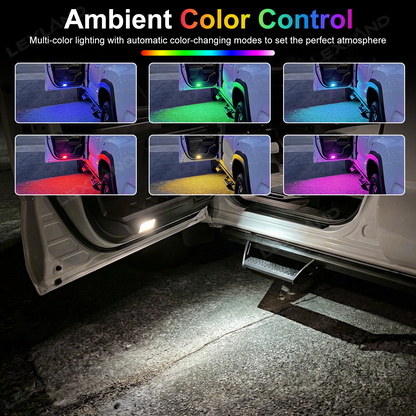 Tacoma/4Runner LED Puddle Lights Multi-color Front Door Projector Lights For Toyota