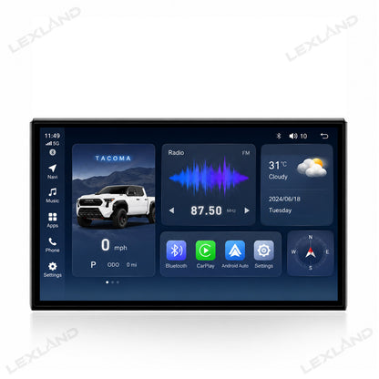 Tacoma/4Runner Head Unit Upgrade with Carplay & Android Auto 14.6" Center Console Navigation Multimedia Screen