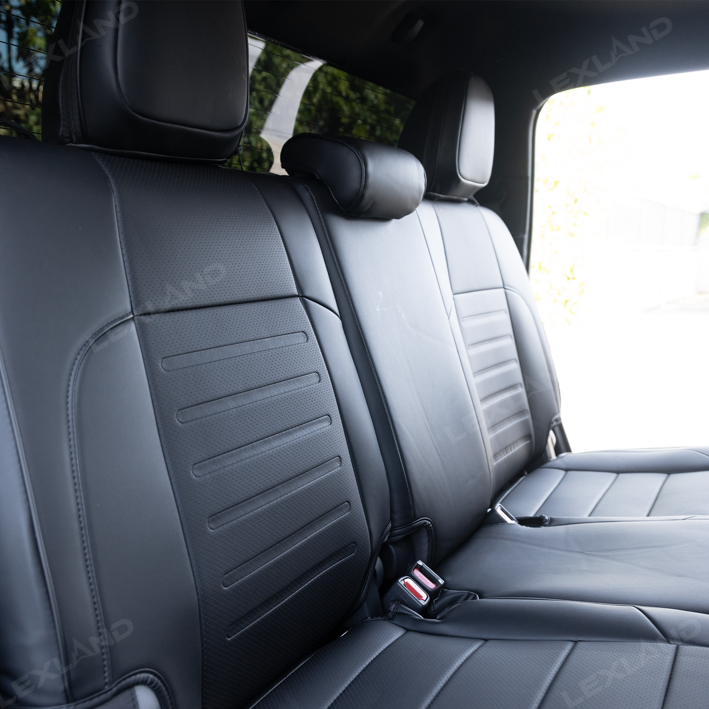 Tacoma /4Runner Seat Covers Full Coverage Embossed Seat Protector with TRD Style