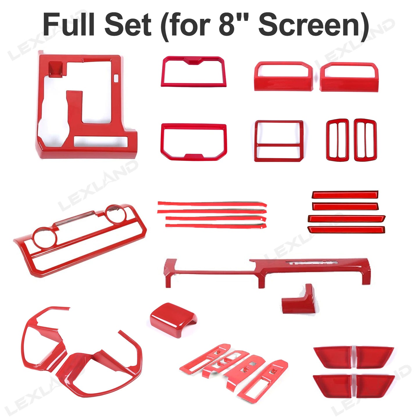Tacoma Interior Accessories Kit ABS Central Control Cover Trim for Toyota