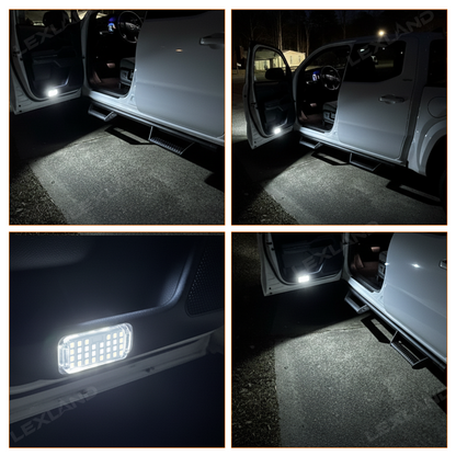 Tacoma Puddle Lights LED Courtesy Lights Dual-Color Door Welcome Lights for Toyota
