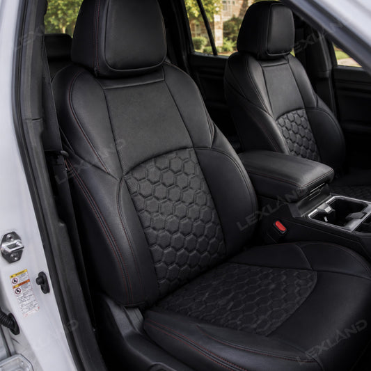 Tacoma Seat Covers Honeycomb-Pattern Seat Protectors with TRD Style