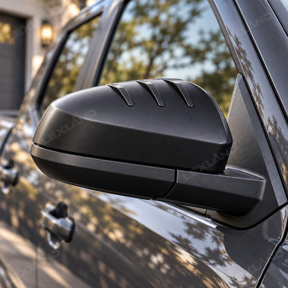 Tacoma/4Runner Side Mirror Cover ABS Rear View Mirror Cap Decoration Protection 2PCS Rain-Deflecting Design