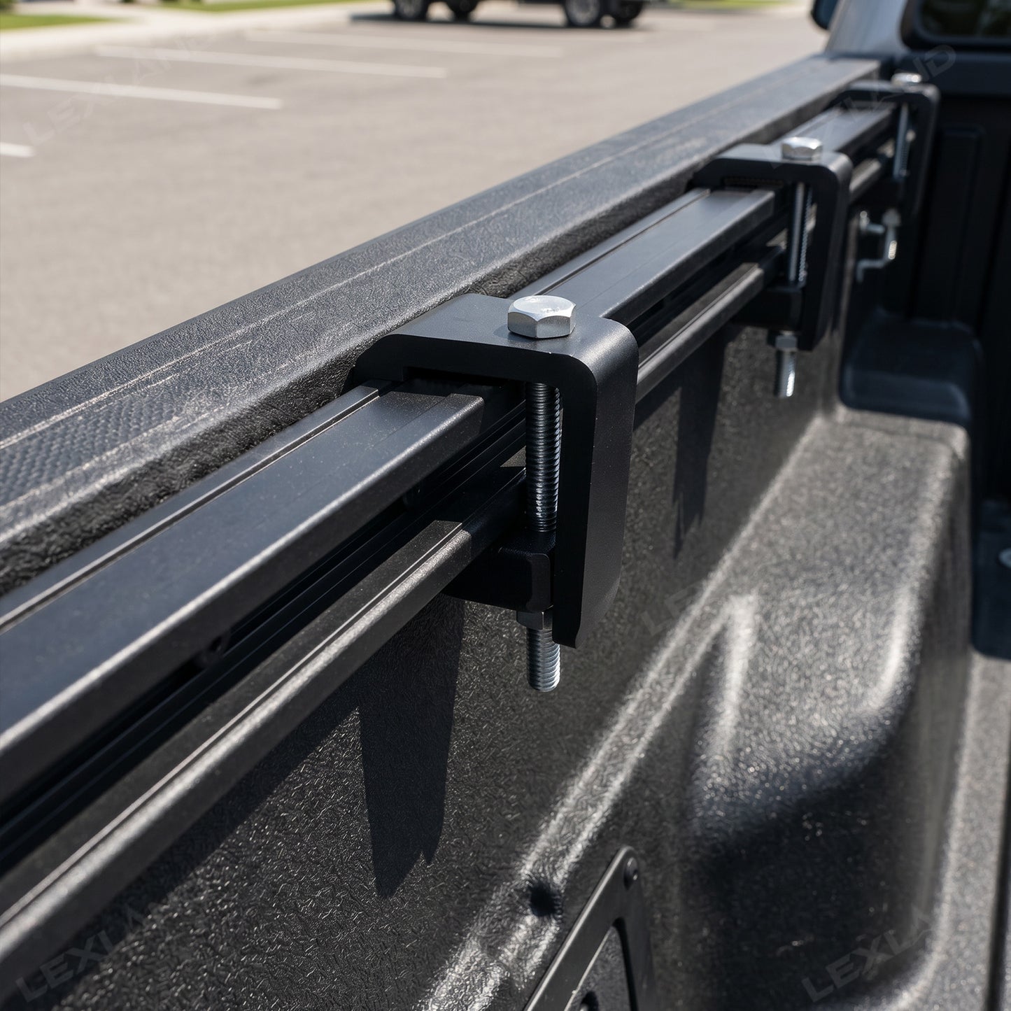 Tacoma/Tundra Truck Mounting Clamps Bed Rail Clamps Cargo Clamps 4PCS for Toyota