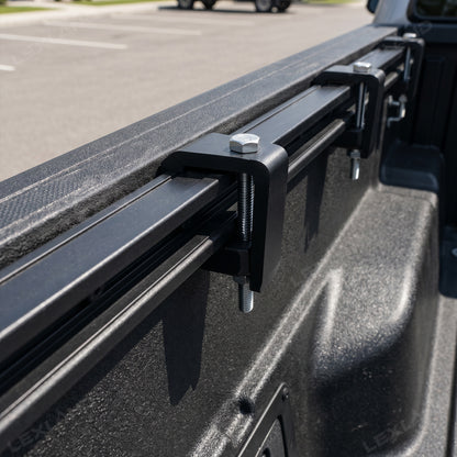 Tacoma/Tundra Truck Mounting Clamps Bed Rail Clamps Cargo Clamps 4PCS for Toyota