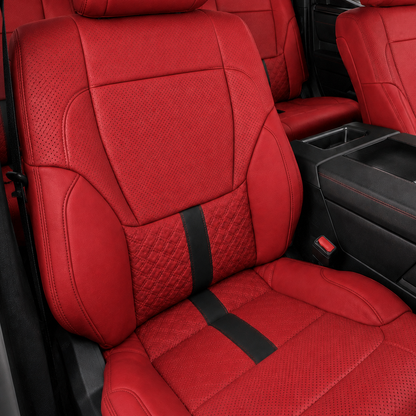 Tundra Seat Covers Capstone Style Interior Leather Covers Upgrade Seat Protector for Toyota