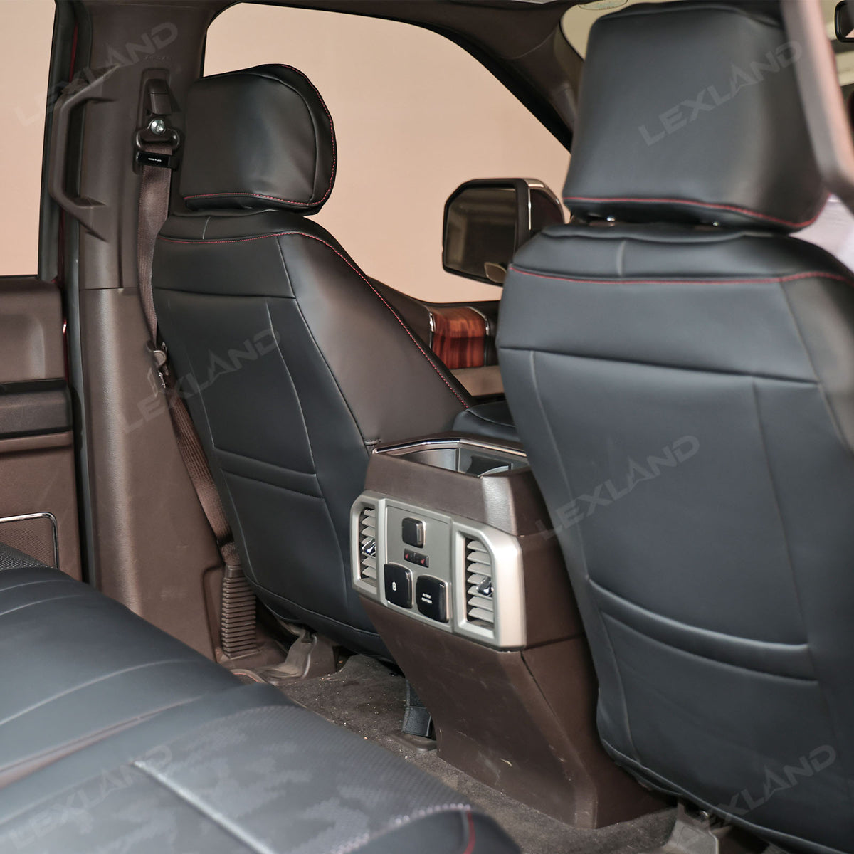 Camo Seat Covers for Ford F-150 Crew Cab XL/ XLT, Custom Interior Upgrade Seat Protection