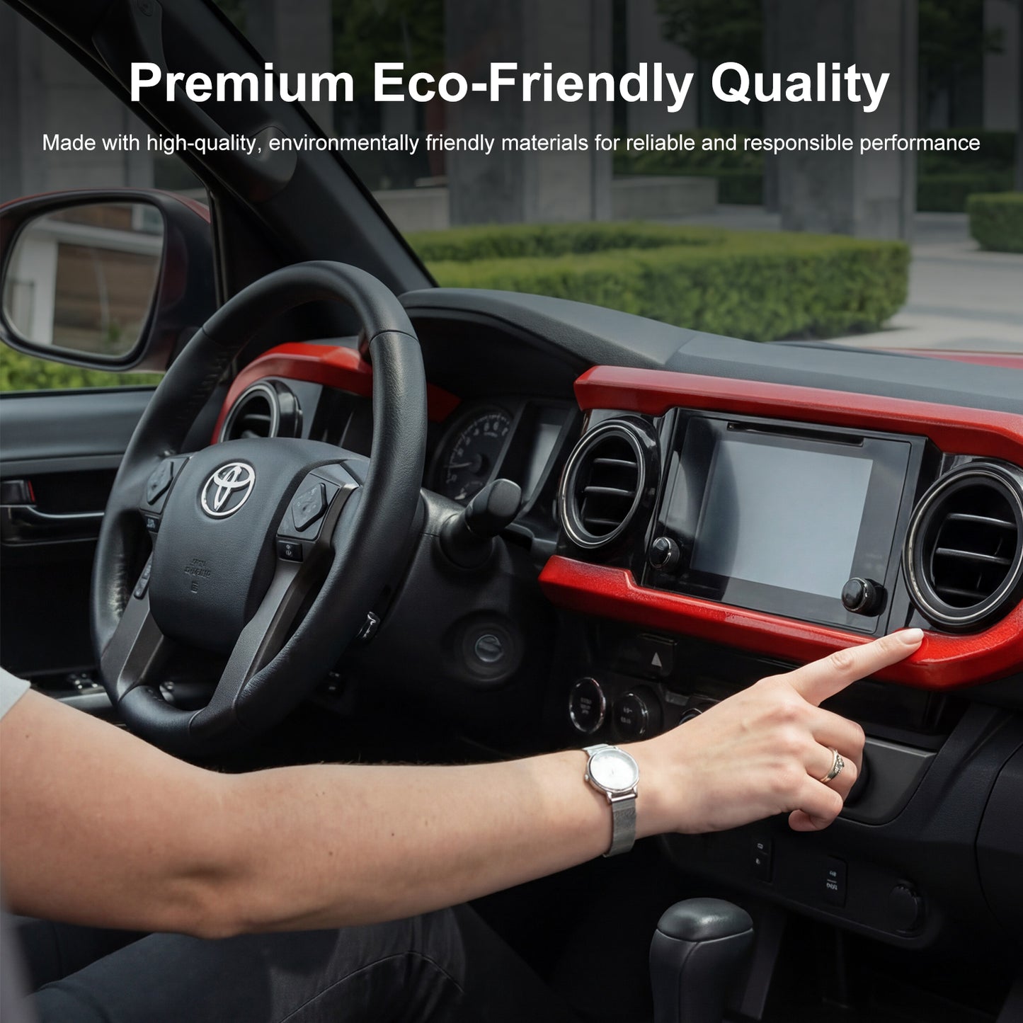 Tacoma Dashboard Cover Central Console Dash Panel Decorative Border Frame Accents for Toyota