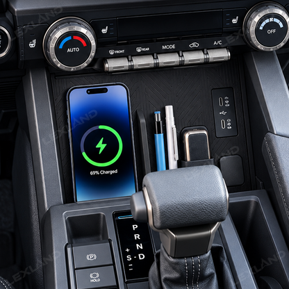 Tacoma/4Runner Center Console Wireless Charging Mat Silicone Wireless Charging Pad 2.0 for Toyota