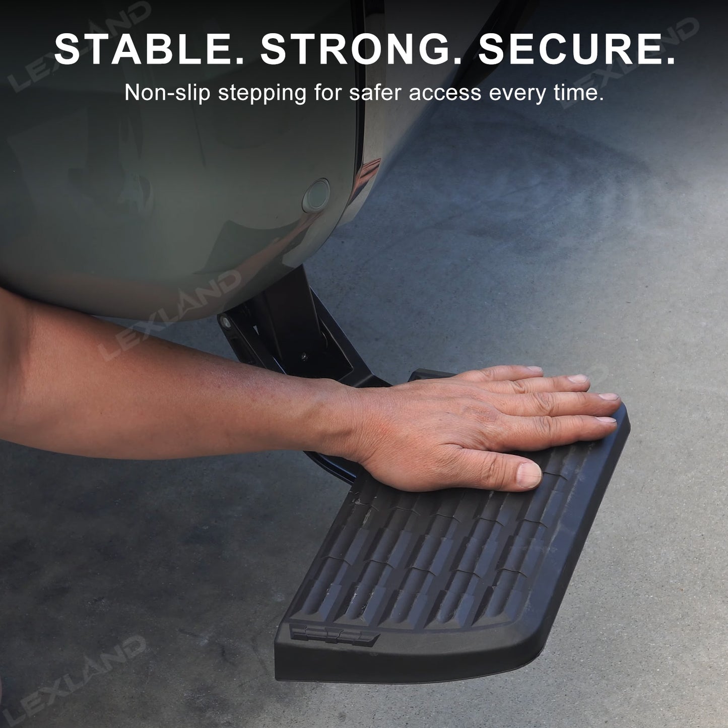 Tundra Rear Bed Step Retractable Aluminum Truck Tailgate Step Folding Bumper Step for Toyota
