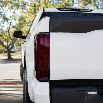 Tundra Tail Light Cover Smoked Rear Taillights Lamp Overlay Protection Cover for Toyota
