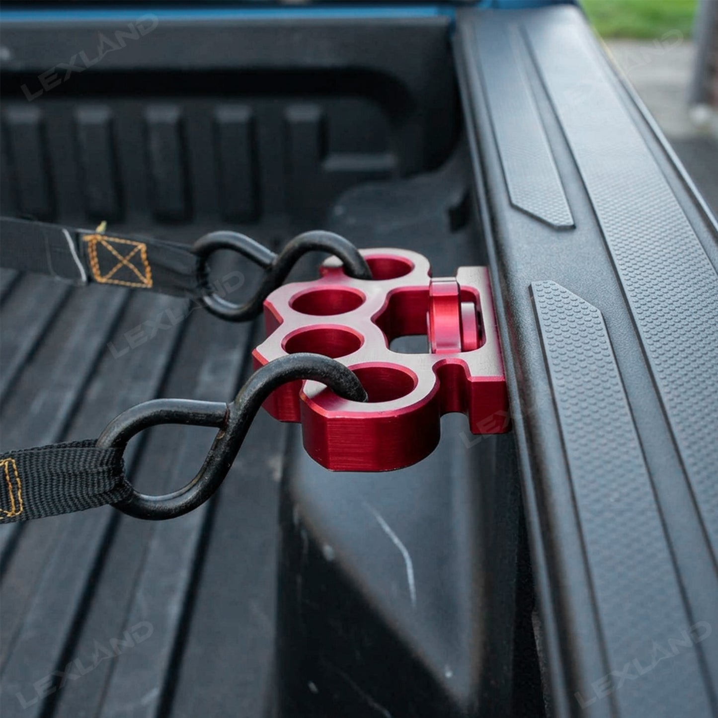 Tacoma Brass Knuckle-Style Truck Bed Tie-Down Anchor Aluminum Alloy Truck Bed Cleat Universal for Trucks