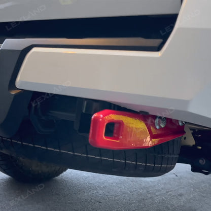 Tacoma Rear Tow Hooks Red Rear Recovery Points 2.0  for Toyota